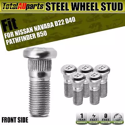 6x Front Wheel Bolt Stud For Nissan Navara D21 D40 Pathfinder R50 Elgrand Urvan • $23.99