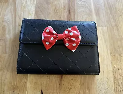 NWT Disney Minnie Mouse Journal Notebook With Red Polka Dot Pen Snap Closure NEW • $20