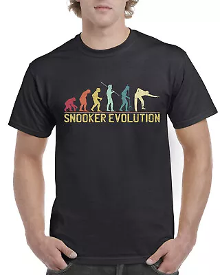 Birthday Gifts For Dad Evolution Of Snooker T Shirt 147 Break Mens TShirt DaddY • £12.99