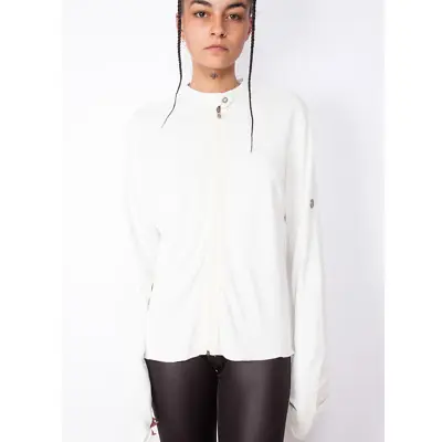 Y2K Cream Versace Sport Long Sleeve Top • $36.99