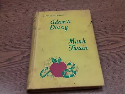 Mark Twain Extracts From Adam's Diary. 1950 Edition HC Good. • $11.48