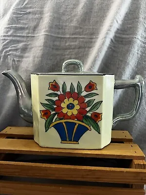 Vintage Lusterware Teapot Hand Painted Made In Japan • $19.95