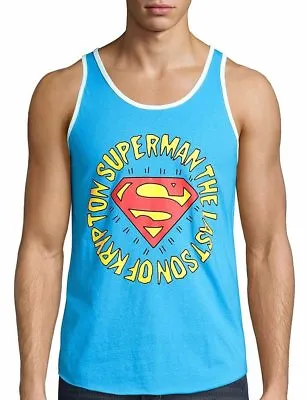 Superman Mens The Last Son Of Krypton Sleeveless Tank Top Shirt NWT $20 S-2XL • $9.99