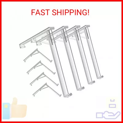 Clear Plastic Vertical Blind Valance Clips Bracket (8 Pieces) • $10.22