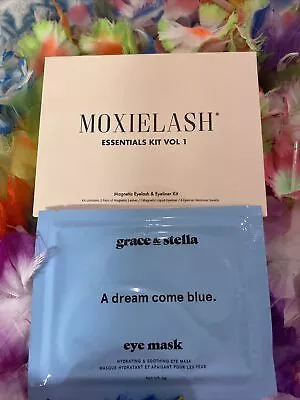 MOXIELASH Essentials Kit Volume 1 Magnetic Eyelash & Eyeliner Kit🌺w EYE MASK🌺 • $21.25