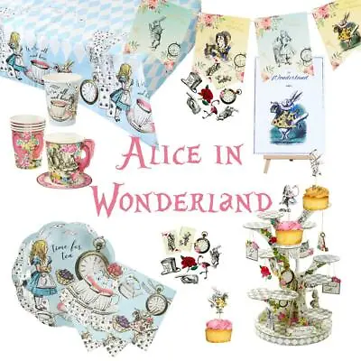 £6.15 • Buy Alice In Wonderland Party | Wedding Birthday Afternoon Tea Mad Hatters Tableware