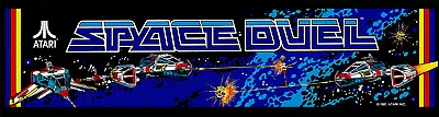 Space Duel Arcade Classics Marquee For Reproduction Header/Backlit Sign • $15.75