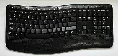 Microsoft Wireless Comfort Keyboard 5000 No Bat Cover Parts Only. No Receiver. • $8.50