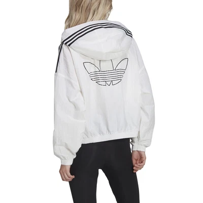 $40 • Buy Adidas Originals Women's Adicolor Classics Windbreaker - White - Clearance