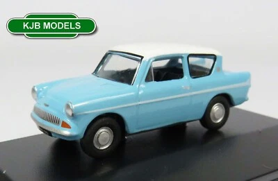 Bnib Oo Gauge Oxford 1:76 76105007 Ford Anglia Blue & White - Harry Potter Car • $22.27