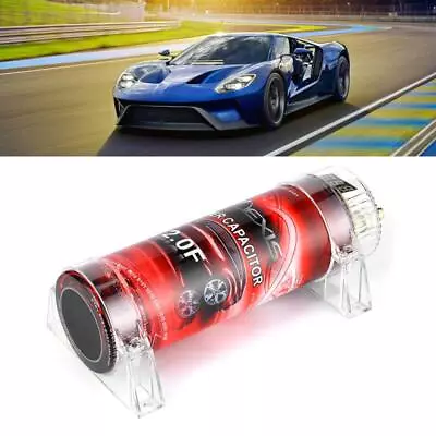 New 2 Farad Power Capacitor For Car Audio With Red LED Voltage Regulator • £46.33