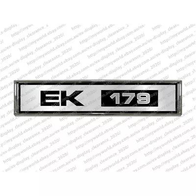 #2633 Badge Suit Holden Ek 179 Chrome Car Emblem  • $37