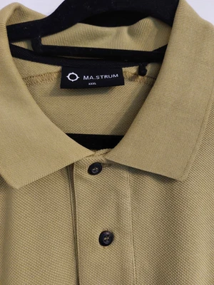 £45 • Buy MA Strum Long Sleeve Polo Shirt Lime Size XXXL