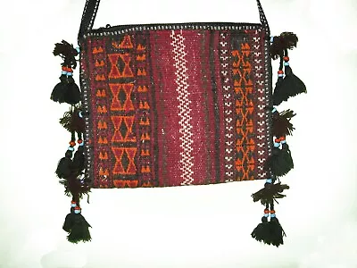 Women Persian Handmade Handcrafted Baluchi Nomadic Kilim (Rug) Handbag • $39