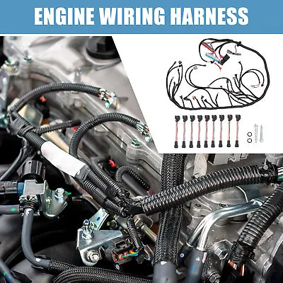 1 Set Engine Wiring Harness For Chevy For GMC For Cadillac For Hummer Trucks • $105.44