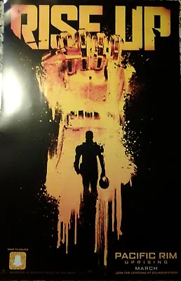 NYCC New York Comic Con 2017 Pacific Rim 2 Uprising 11x17 Promo Poster New  • $15