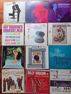 Lot 12 Vintage Classical Jazz Strings Vinyl Record Albums • $9.98