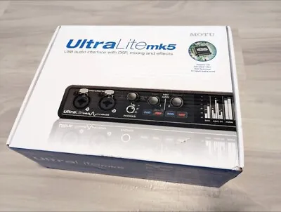 MOTU UltraLite-mk5 40 Channel USB Audio Interface • $550