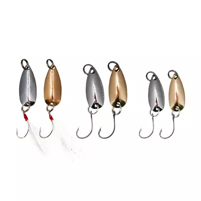 20PCS Micro Metal Jig Spoon Fishing Lures 1g/1.5g Bass Trout Fishing Tackle • $9.20