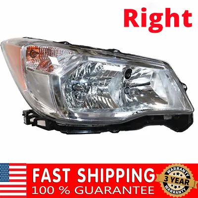 For Forester Subaru 2014-2016 RH Passenger Side Right Headlamp Halogen Headlight • $74.10