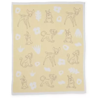 ~ Disney Jacquard Knit Blanket ~ Baby ~ Nursery ~ Simba ~ Bambi ~ • $66.99