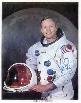 NEIL ARMSTRONG Signed Photo Apollo XI Astronaut 1st Man On The Moon - Preprint • £4.99