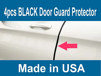 4PCS BLACK Door Edge Scratch Protector Guard Trim Molding For Ford 2004-2023 • $18.23