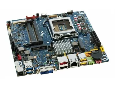 Intel Socket LGA 1155 H61 DC Mini-ITX Motherboard Supports: 204-Pin SO-DIMM DDR3 • $39.95