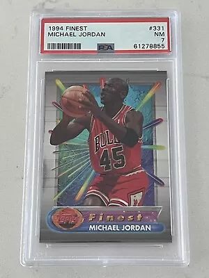 1994 Finest Michael Jordan Chicago Bulls PSA 7 Near Mint • $4.25