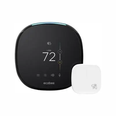 $41 • Buy Ecobee4 Smart Programmable Thermostat (EB-STATE4-01) With Room Sensor & Alexa