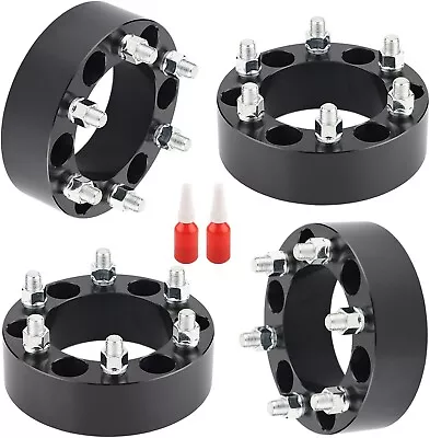 4Pcs 2 Inch 6 Lug 6x5.5 Wheel Spacers For Chevy Silverado 1500 Suburban Sierra • $86.99