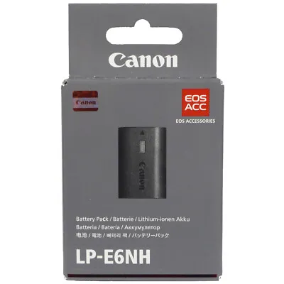 £118.97 • Buy Canon LP-E6NH Battery Pack Li-ion Genuine Canon Fits EOS R5 & R6 - New UK Stock