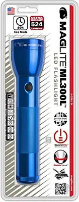 Maglite ML300L LED 2-Cell D Flashlight Blue 2-D Cell • $51.14