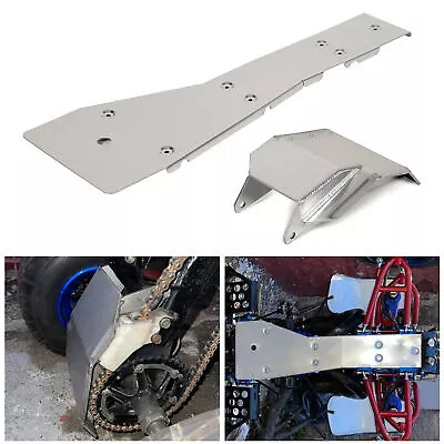 For Yamaha Banshee YFZ 350 Full Chassis Glide & Swing Arm Skid Plate Gaurd Combo • $124