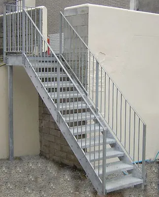 £2874 • Buy  Steel Stairs: Fire Escape (Private Stair) - Custom Made To Order
