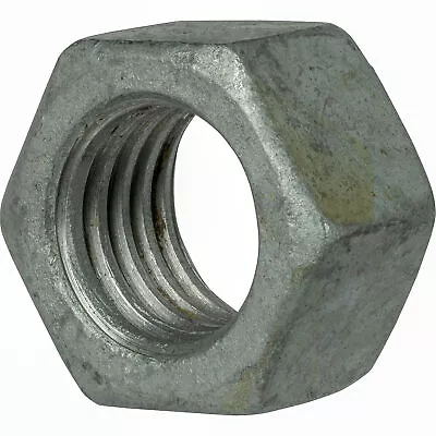 3/8 -16 Finished Hex Nuts Steel Grade 2 Hot Dip Galvanized Finish Qty 50 • $13.42