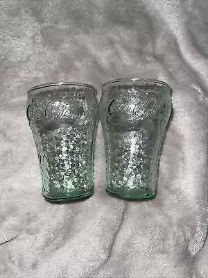 Set Of 2 Small Vintage 3 Inch Coca Cola Drinking Glass • $7.49