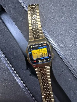 Pre-Owned Timex X Pacman Gold T80 Digital Stainless Steel  • $95