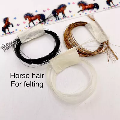 Horse Tail Hair For Needle Felting -animal -  Whiskers- Craft- • £7