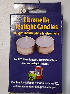 UCO Mini Micro Candle Lantern Citronella Tealight Candles 2- 6 Packs NIP • $10.95