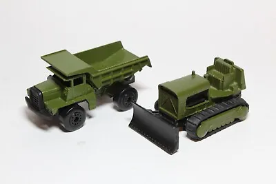 Matchbox Lesney Superfast Two Pack TP 16 Military Dump And Case Bulldozer • $24.85