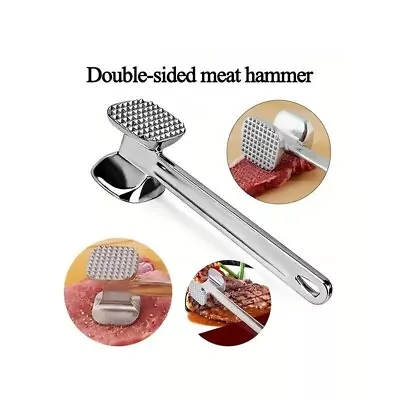 9  Double Side Meat Tenderizer Steak Mallet Food Hammer Beef Pork Kitchen Tool • $4.99
