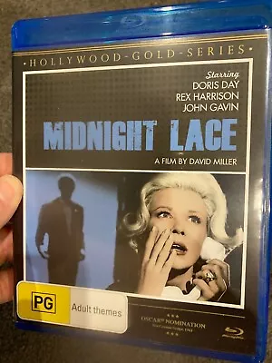 Midnight Lace BLU RAY (1960 Doris Day / Rex Harrison Mystery Thriller Movie) • $22.20