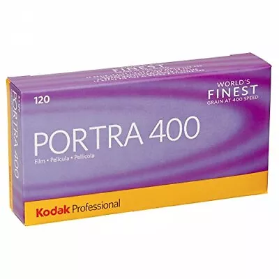 Kodak Professional Portra 400 Color Negative Film (120 Roll Film 5 Pack) • $66.99