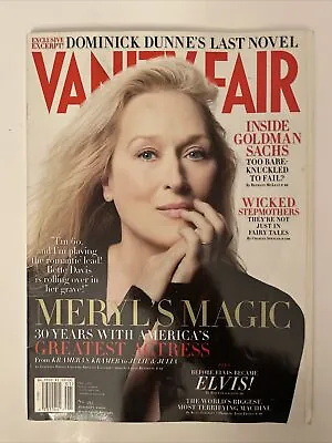 VANITY FAIR Magazine January 2010 Meryl STREEP Elvis PRESLEY Newsstand No Label • $9.95