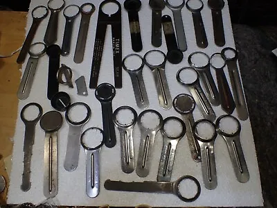 34 Vintage Watchmakers Case Back Openers Different Shapes And Sizes LOOK • $90