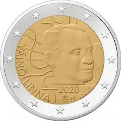 2020 Finland € 2 Euro UNC Uncirculated Coin Vainö Linna 100 Years • $9.65