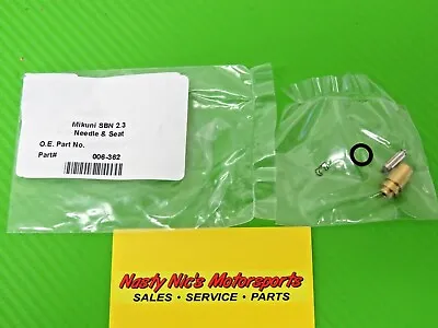 Yamaha Kawasaki Mikuni 44 46 SBN Mikuni Carburetor 2.3 Needle Seat WSM • $11.25