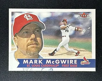 2001 Fleer Tradition Mark McGwire #256 Baseball Card St. Louis Cardinals • $1.99