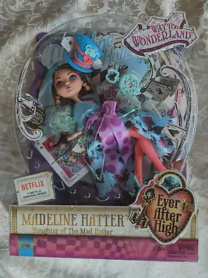 Madeline Hatter Way Too Wonderland Netflix Doll NIB • $72